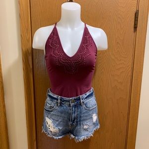 SUMMER SALE❕Kendall & Kylie Plum Body Suit